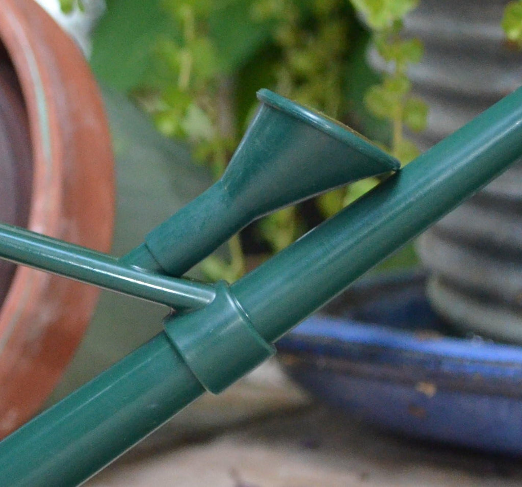 Haws Handy Plastic Watering Can, Mini Water Can for Indoor Plants, Succulents and Flowers, Green, 1 Pint