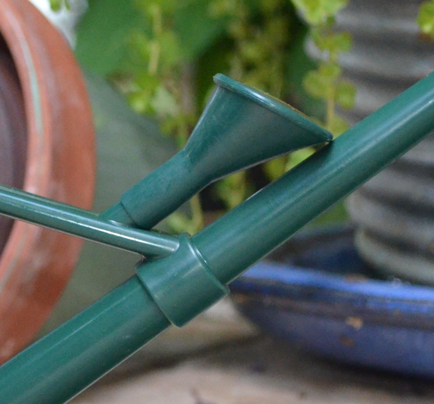 Haws Handy Plastic Watering Can, Mini Water Can for Indoor Plants, Succulents and Flowers, Green, 1 Pint