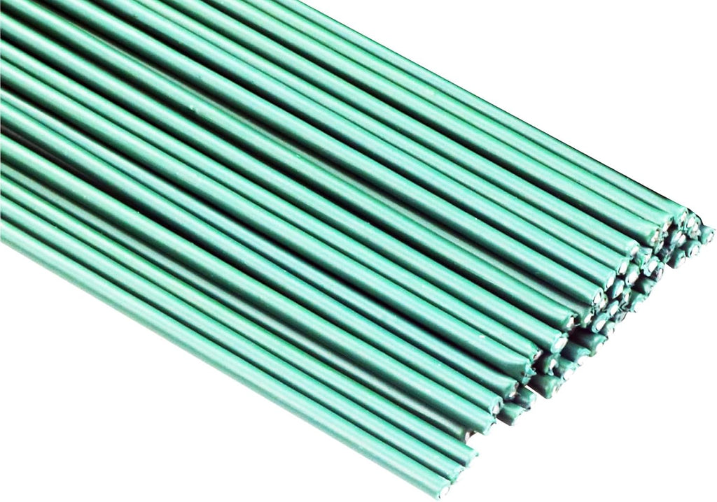 Arlai 18 Gauge DIY Craft Flower Stems, Dark Green, 16 Inch, 50PCS