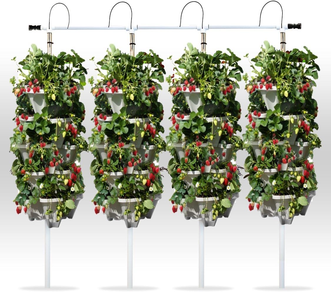 Mr. Stacky 5 Tiered Vertical Gardening Planter, Indoor & Outdoor