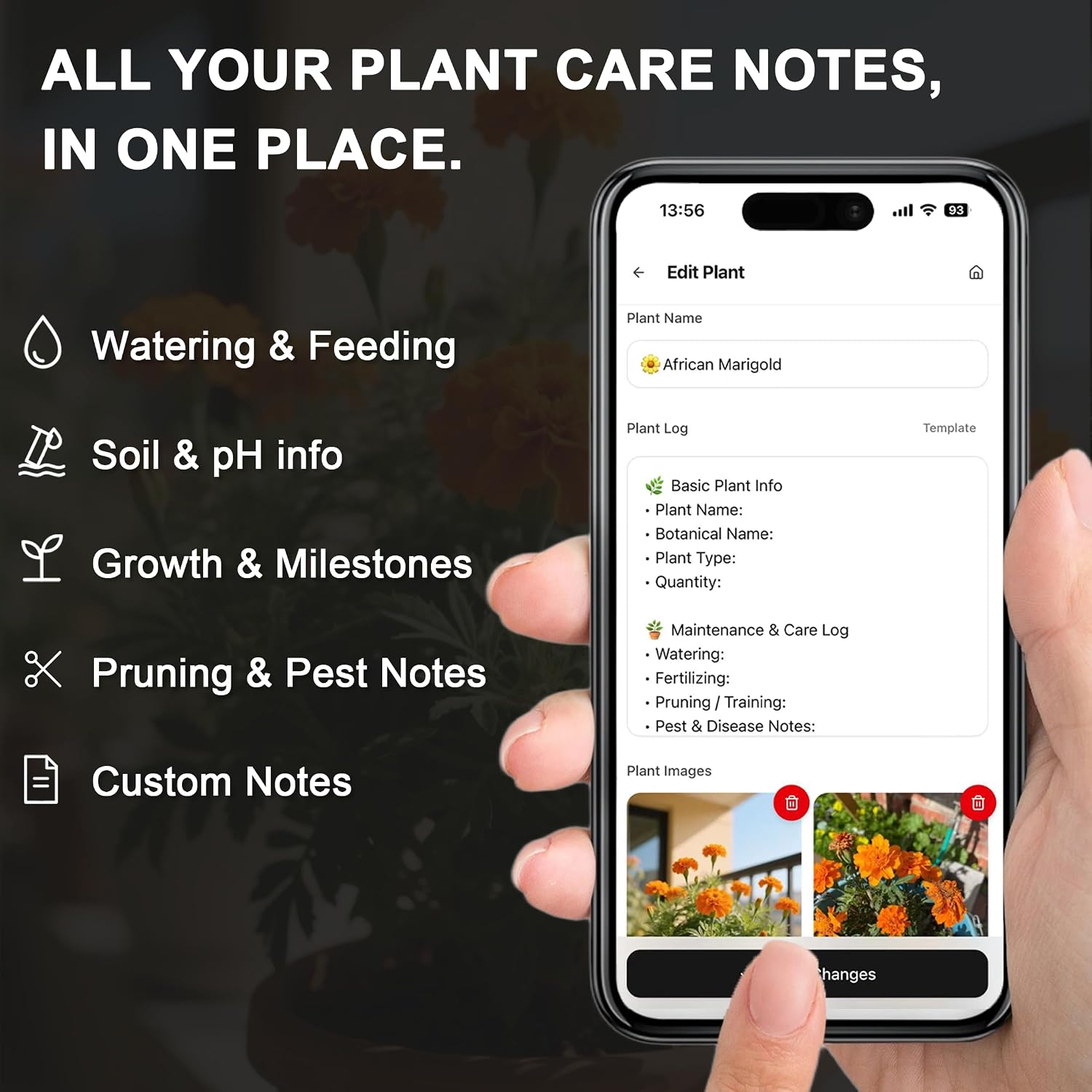 QR Plant Labels, Scan-to-Record Plant Care Tracker, 10 pcs | 304 Stainless Steel, Waterproof Garden Markers with