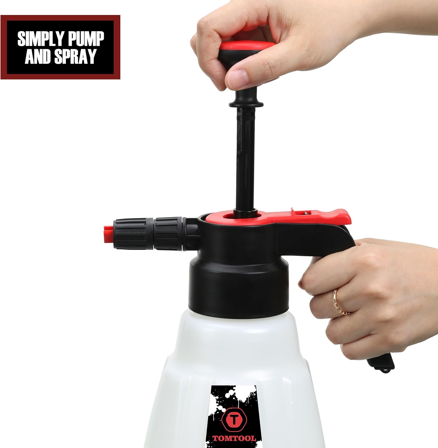 Foam Sprayer, Foaming Pump Blaster Hand Pressure Snow Foam Cannon Blaster | Hand Pressurized Soap Sprayer Pump, Manual