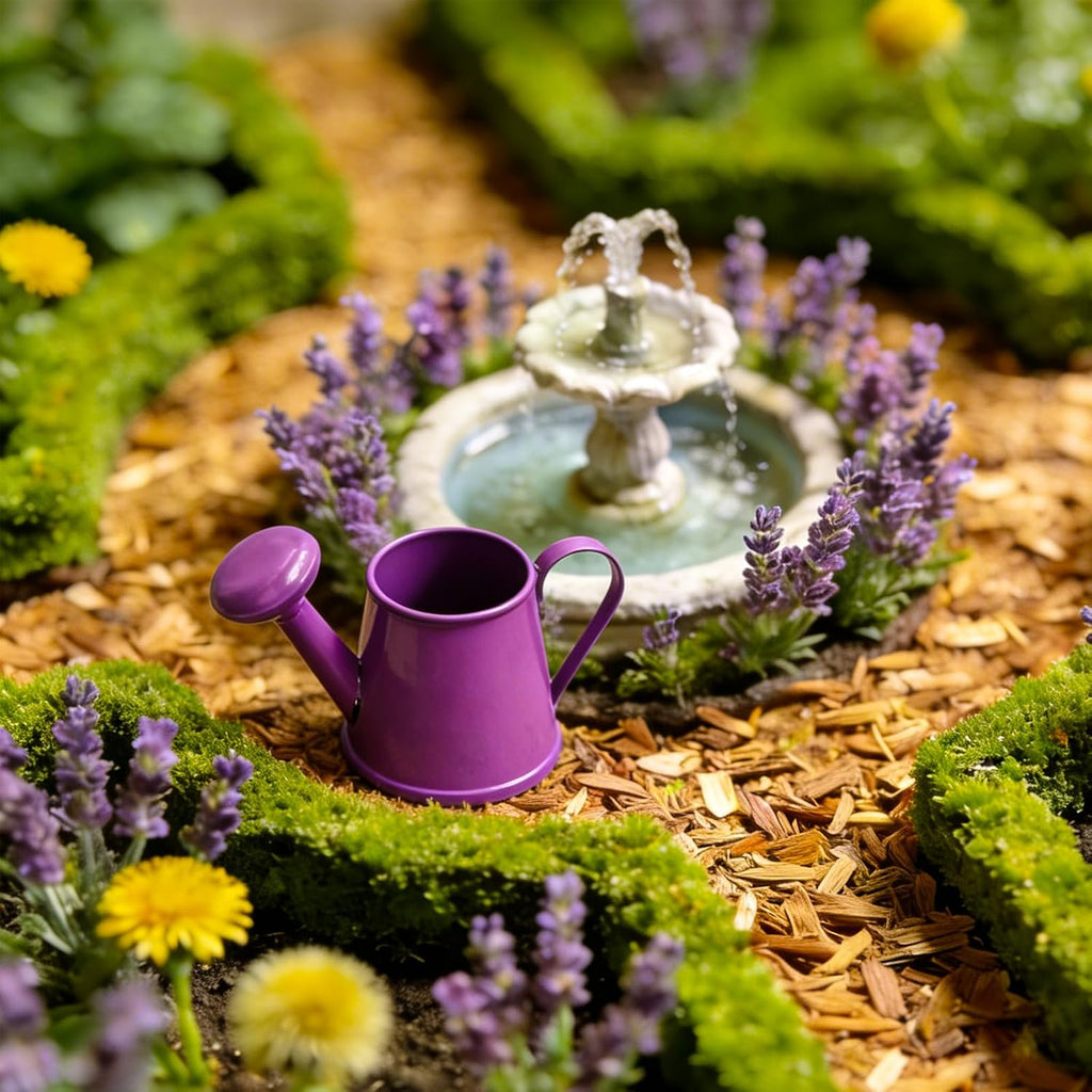 14 Pcs Mini Watering Can Miniature Color Watering Pot Garden Water Can Mini Kettle for House Crafts Party Favors