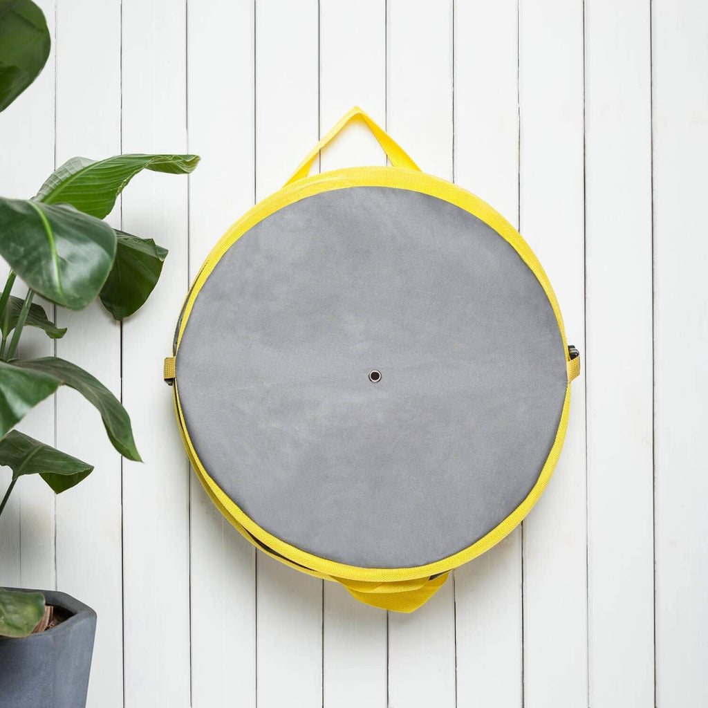 Jardineer Collapsible Pop Up Trash Can, 30 Gallon Reusable Yard Waste Bag with Handle, Foldable Portable Garden Leaf