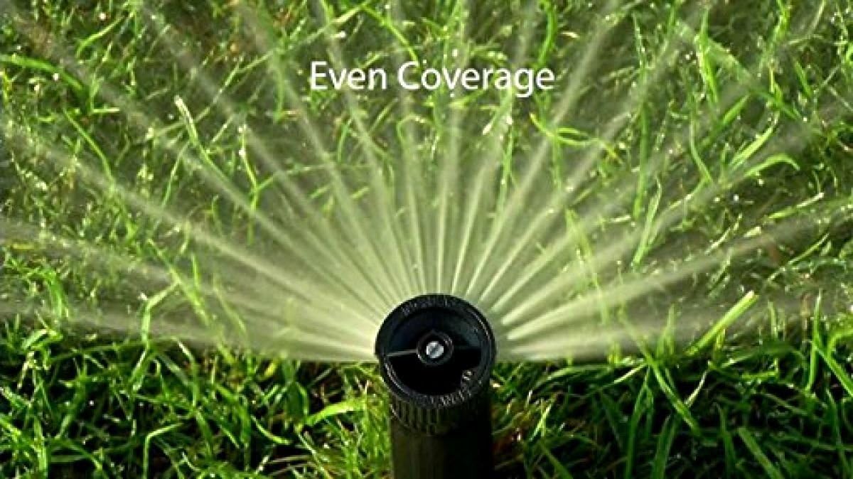 Rain Bird 1804VAN 1800 Series Professional 4 Inch Pop Up Sprinkler Head, 5 Pack - Lawn Sprinkler with Adjustable 0-360