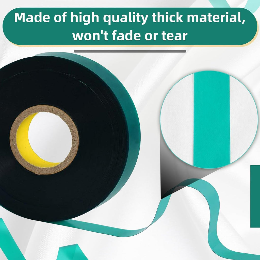 Plant Tape 10 Pack, Garden Tape and Plant Ties for Outdoor Plants, 200FT Length, 1/2 Inch Width, 180um Thickness, for