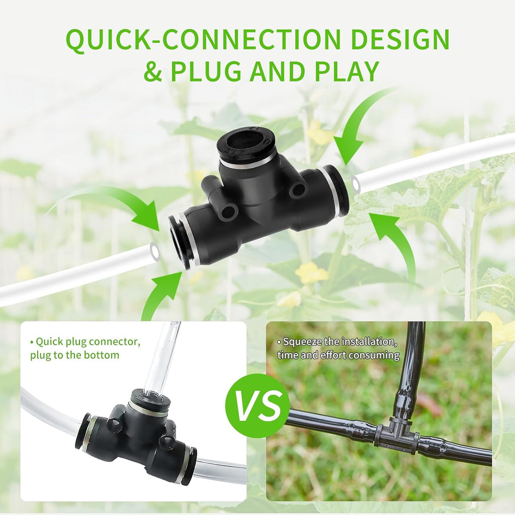 Automatic drip Irrigation System，DIY Indoor Plant Watering System,Self-Priming Pump, programmable Timer, Indoor Pot