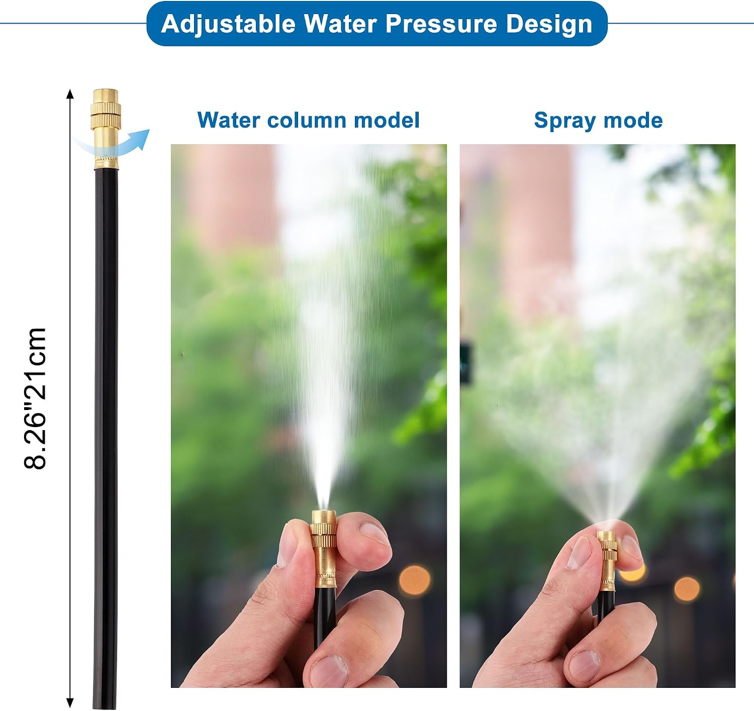 Drip Irrigation Kits Automatic Garden Irrigation System 360° Bending Nozzle | Includes 50FT 5/16 inch Irrigation Tubing