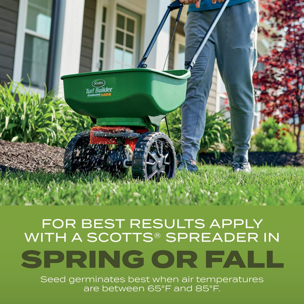 Scotts Turf Builder Grass Seed Tall Fescue Mix, 5.6 lbs. | Durable to Resist Harsh Conditions, Lawn Seed, Grass