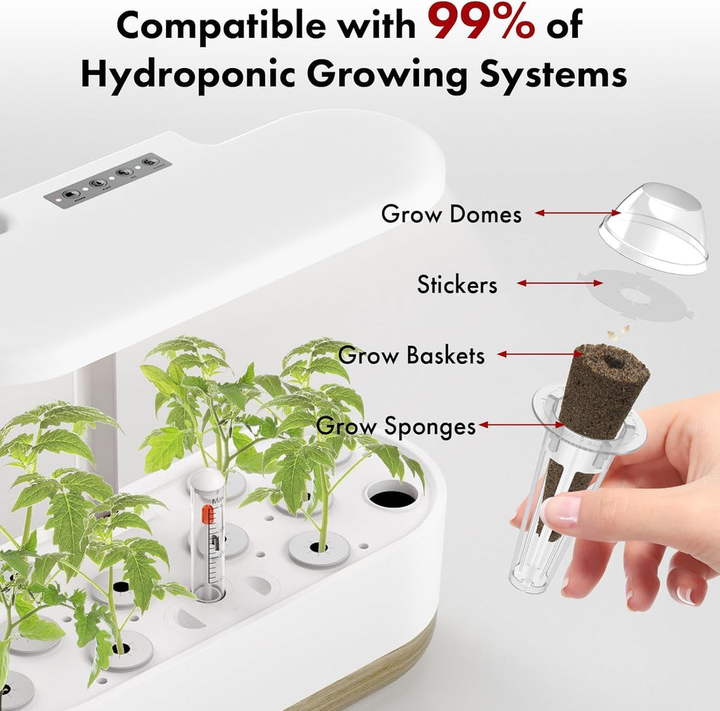 Veggies Seeds Pod Kit Compatible with AeroGarden Hydroponic Growing System | 16 Complete Pods with Everything, Red