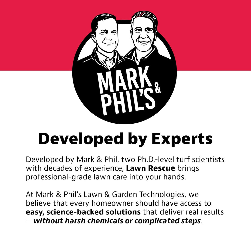 Lawn Rescue by Mark and Phil’s, Liquid Lawn Fertilizer, Fast Lawn Recovery for Summer Heat and Drought Stress, 20-0-0