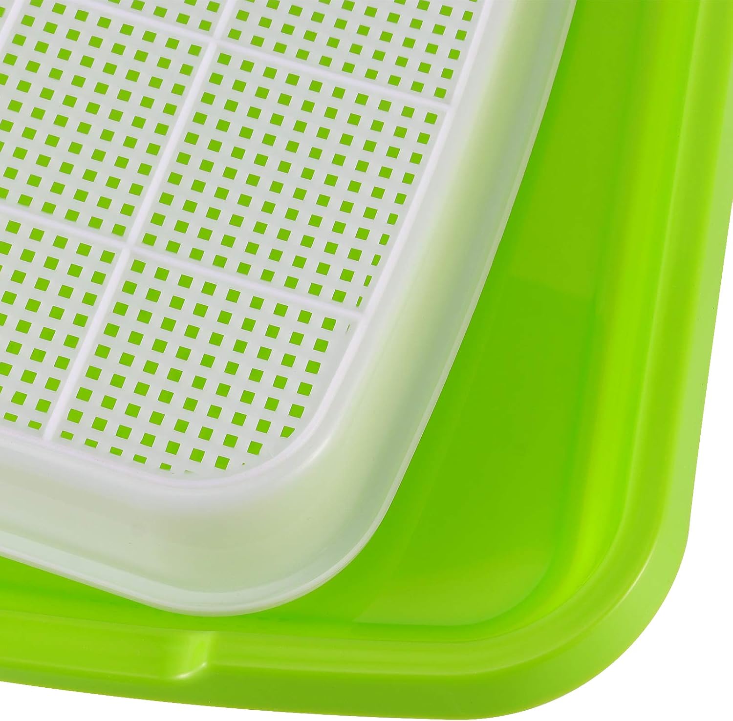 8 Pack Seed Sprouter Tray, BPA Free, Big Capacity Seed Germination Tray, Healthy Wheatgrass Seeds Grower with Lid for