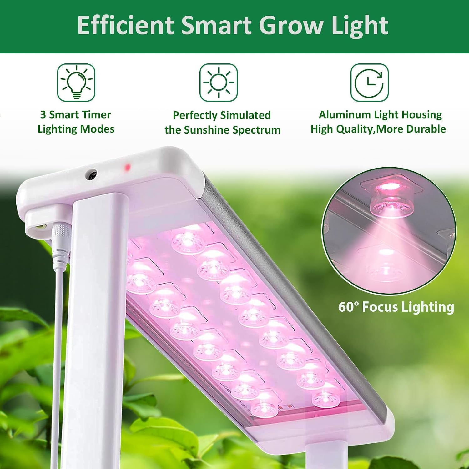 Tall Hydroponics Growing System kit with Height Adjustable Light & Trellis | Hydroponic Indoor Gardening System Tower