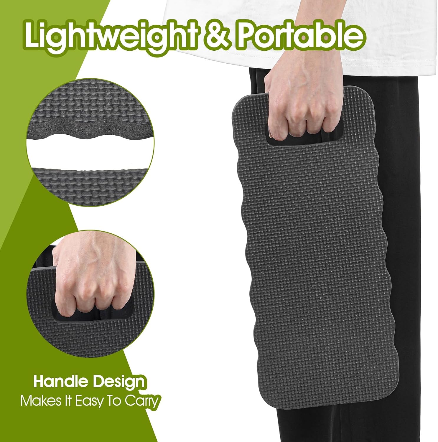 6 PCS Gardening Kneeling Pad, Thick Knee Mat Waterproof Foam Knee Pads Kneeler Mat for Long Gardening Hours,Cleaning