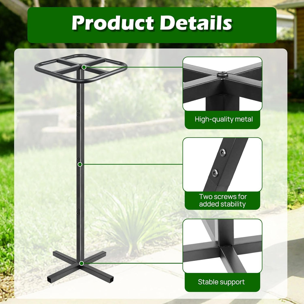 Extra Thick Adjustable Dragon Fruit Trellis,Metal Plant Trellis | Durable Outdoor Climbing Plants Support Frame for