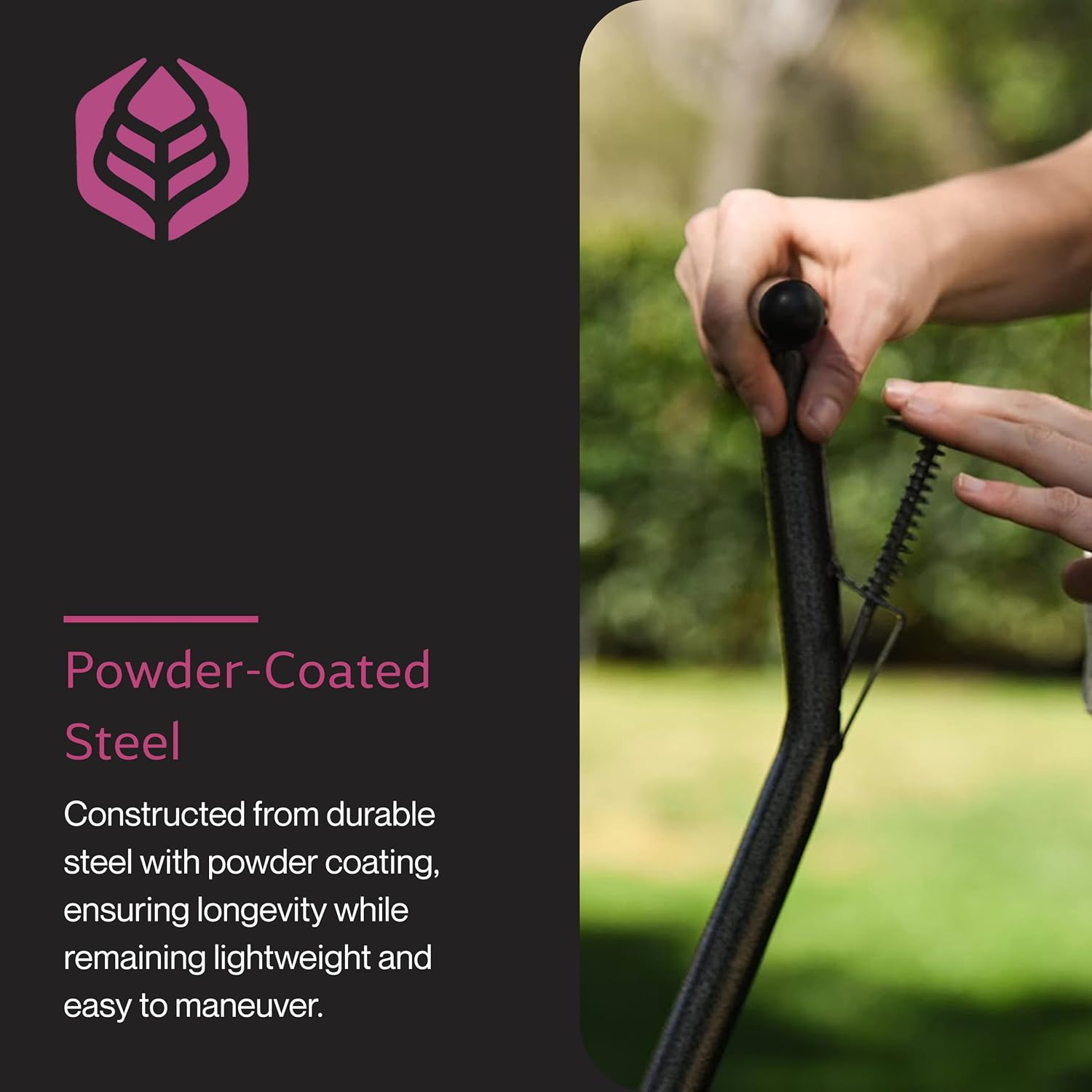 Yard Butler IRKT-1000 Rocket Weeder - Stand-Up Weeder for Lawn Care - Ergonomic & Easy to Use - Power-Coated Steel