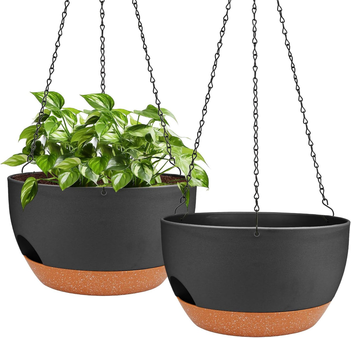Shappy Macrame Disco Ball Plant Hanger, Boho Hanging Planter Home Decor