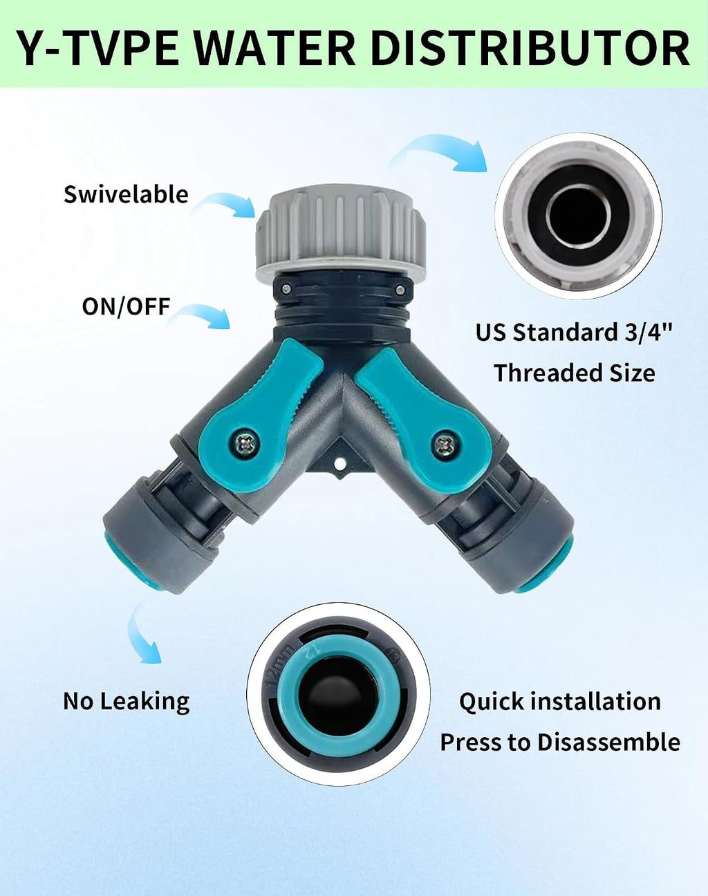 Drip Irrigation System,Automatic Garden Watering System, 360 Degree Adjustable Garden Sprinkler, High Output Mist Spray