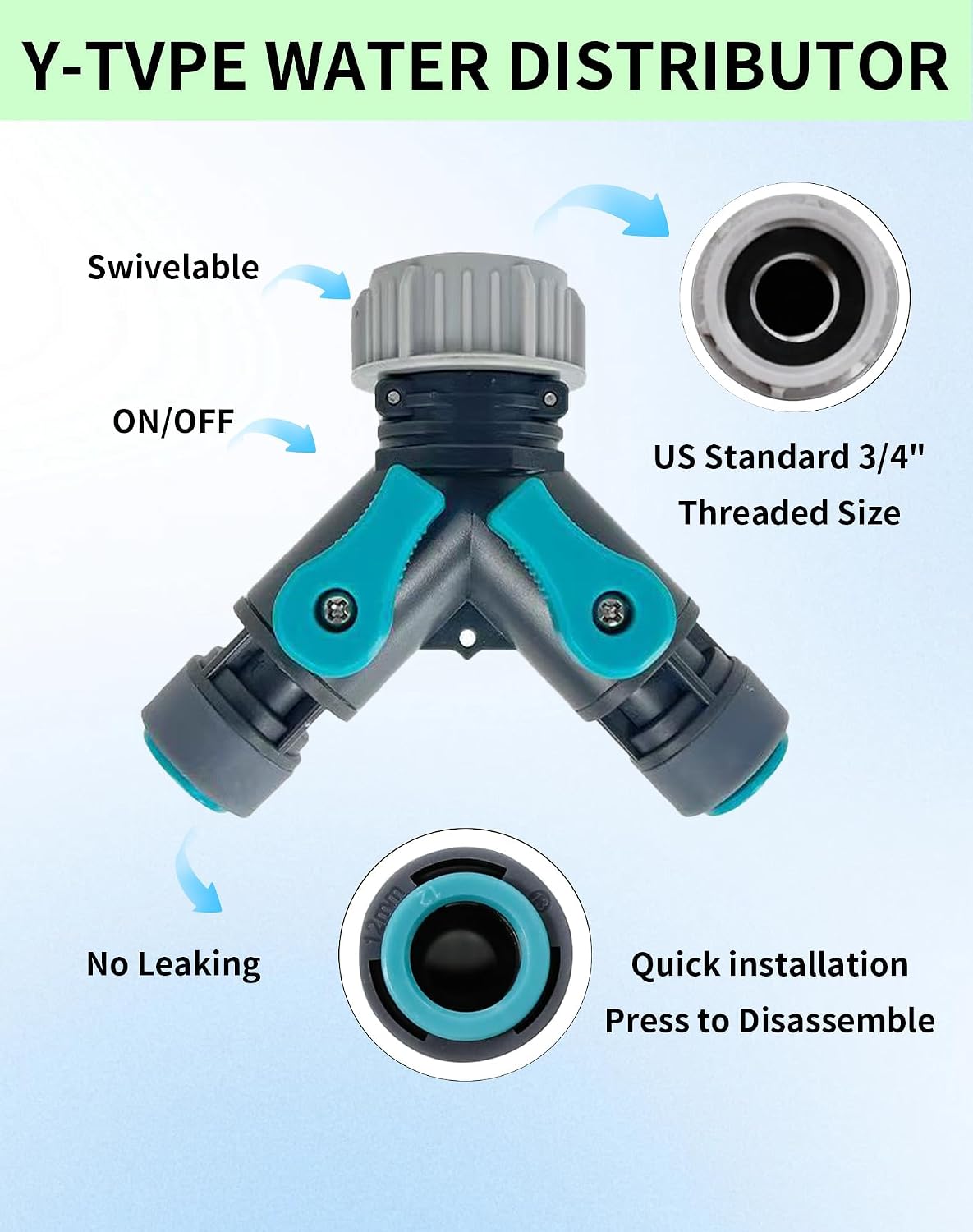Drip Irrigation System,Automatic Garden Watering System, 360 Degree Adjustable Garden Sprinkler, High Output Mist Spray