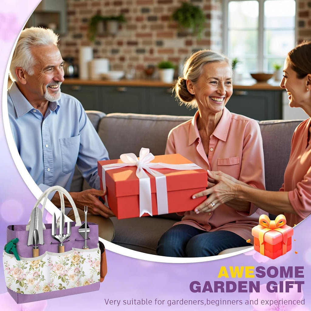 22Pcs Gardening Tools Set for Women Heavy Duty Garden Hand Tool Kit,Birthday Gifts for Mom Wife Grandma Beginner