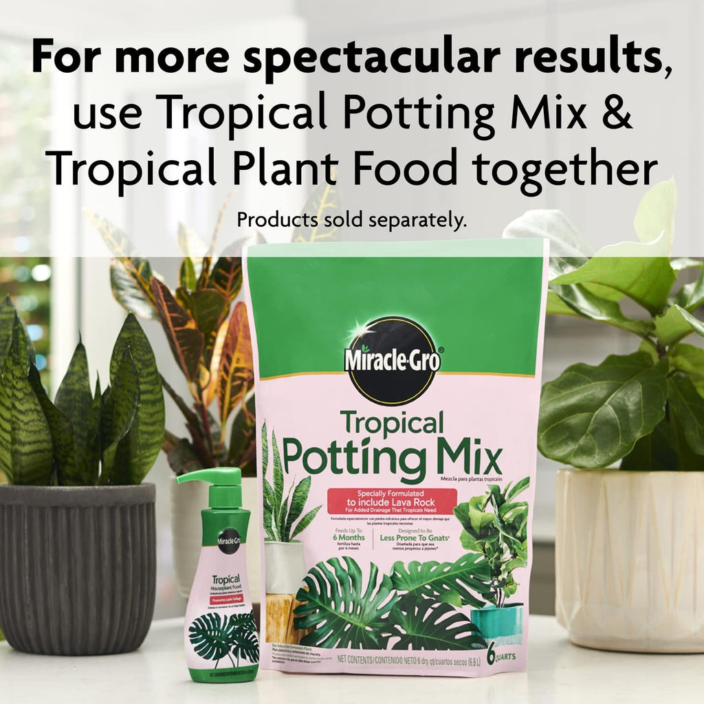 Gro Tropical Potting Mix, 6 qt. (2-Pack) | Growing Media for Tropical Plants Living in Indoor and Outdoor Containers