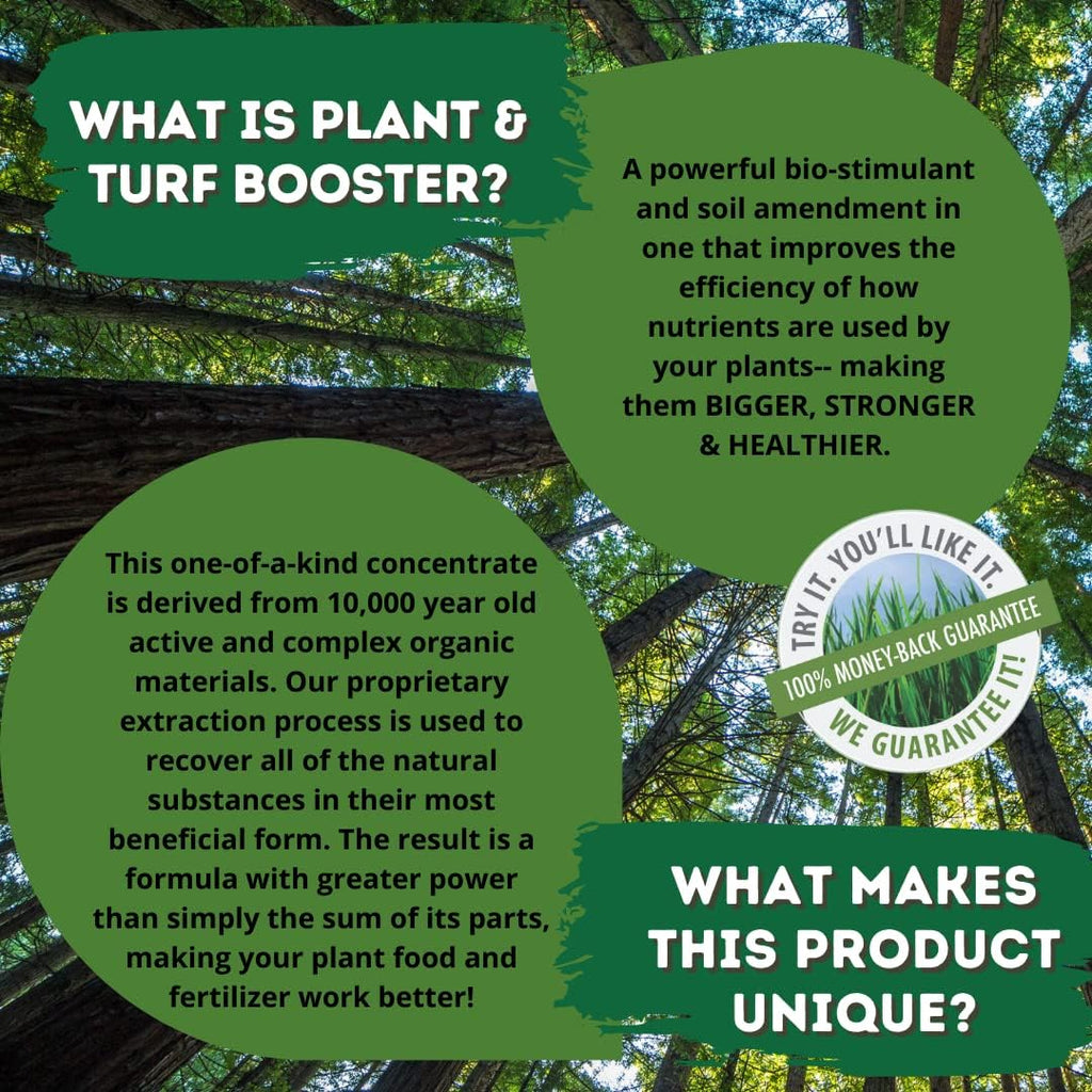 Nature's Wonder Organic Soil Conditioner & Root Booster for Plants (60oz) - Concentrated Liquid Biostimulant with