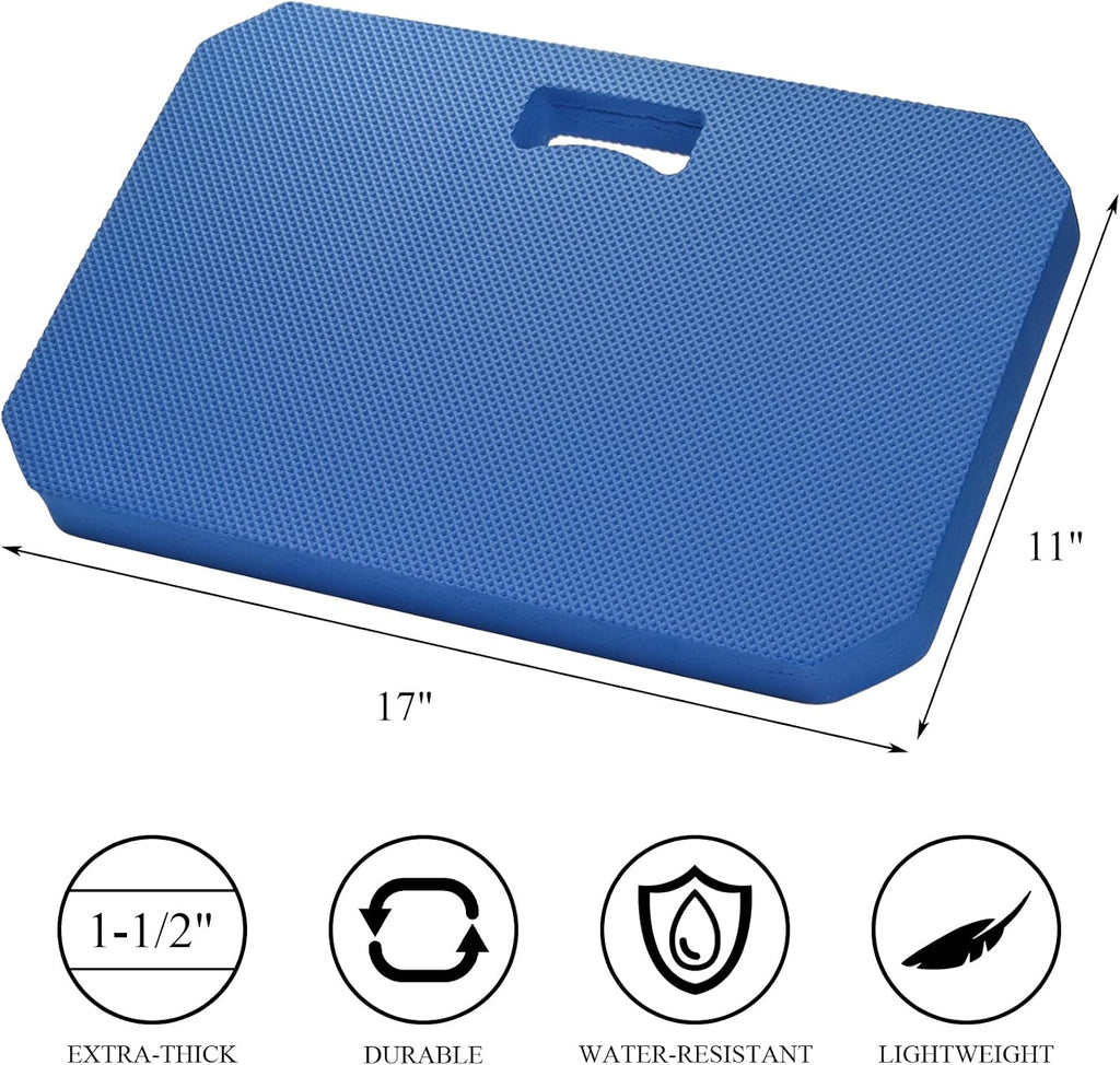 Hacaroa Set of 3 Extra Thick Kneeling Pad, High Density Foam Garden Kneeler, Comfortable Knee Pad Cushion for Work