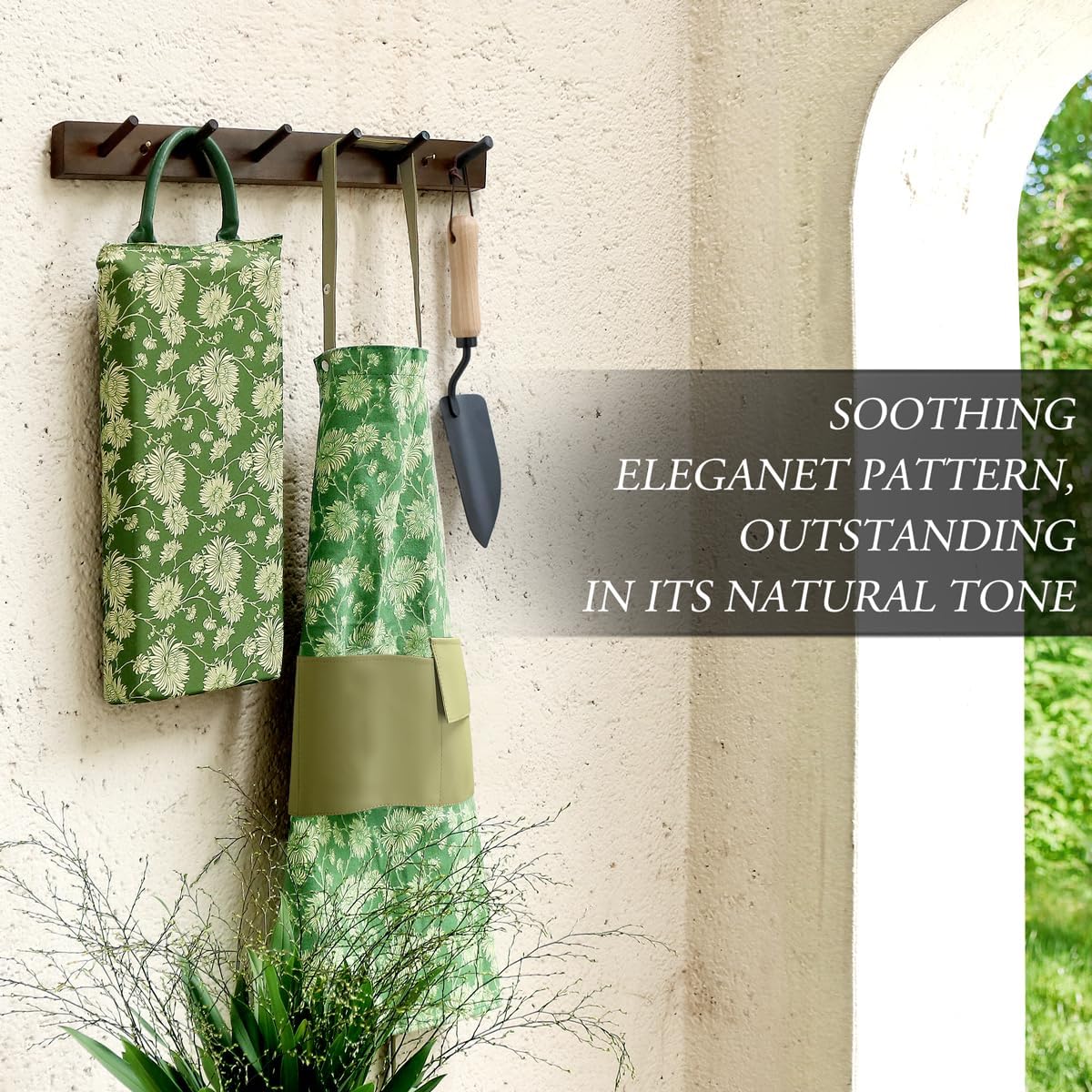 Gardening Foam Kneeling Pad Set, Gardening Gifts for Women Gardeners, Elegant Pattern Garden Knee Pad Set, Charming