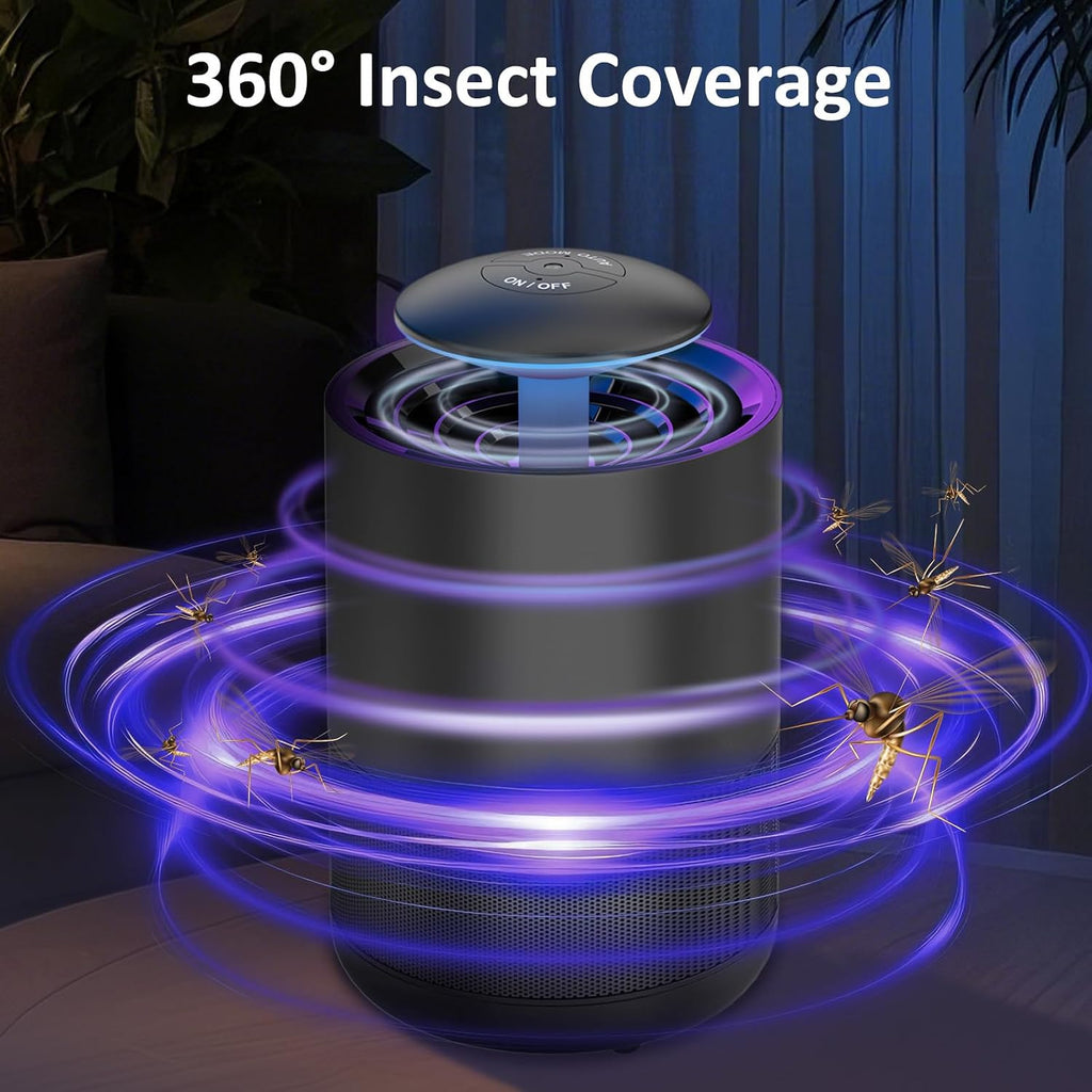 CXRUY Indoor Insect Trap - Fly Traps Catcher for Mosquito, Fruit Flies, Gnat, Moth, Fly Killer Bug Trap with UV Light