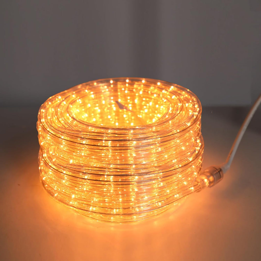 Vigdur LED Rope Lights Outdoor, 30FT 360 LEDs Warm White Rope Lights
