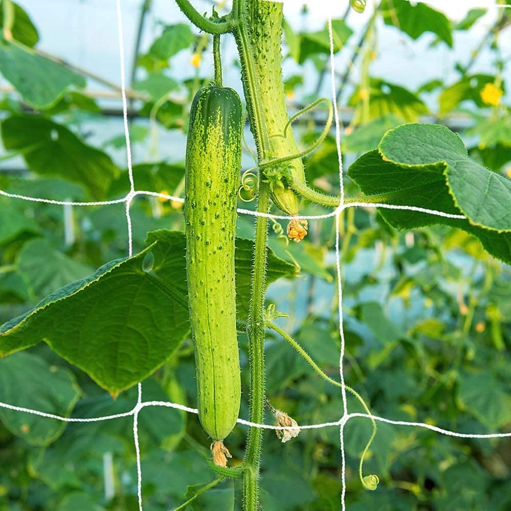 5x350ft Garden Trellis Netting - Heavy-Duty Polyester Outdoor Plant Support Netting for Climbing Plants, Vegetables and