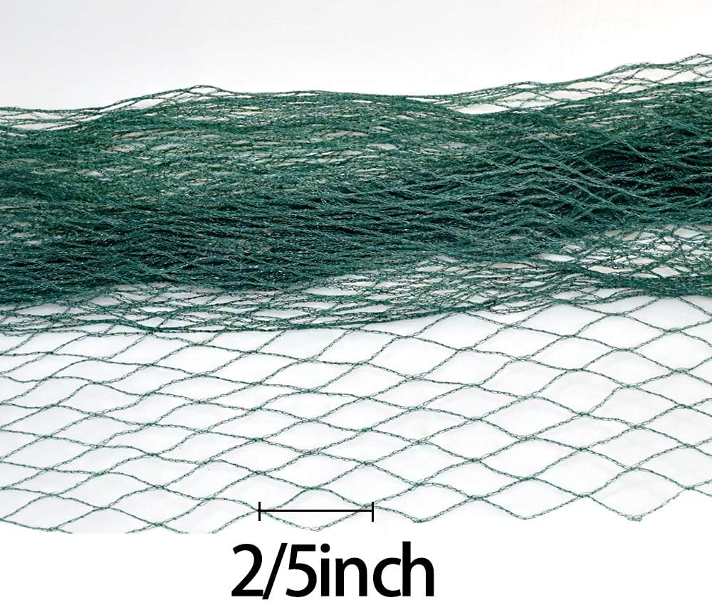 Anti Bird Netting for Garden Woven Mesh - Heavy Duty Protect Plants and Fruit Trees from Rodents Birds Deer Poultry