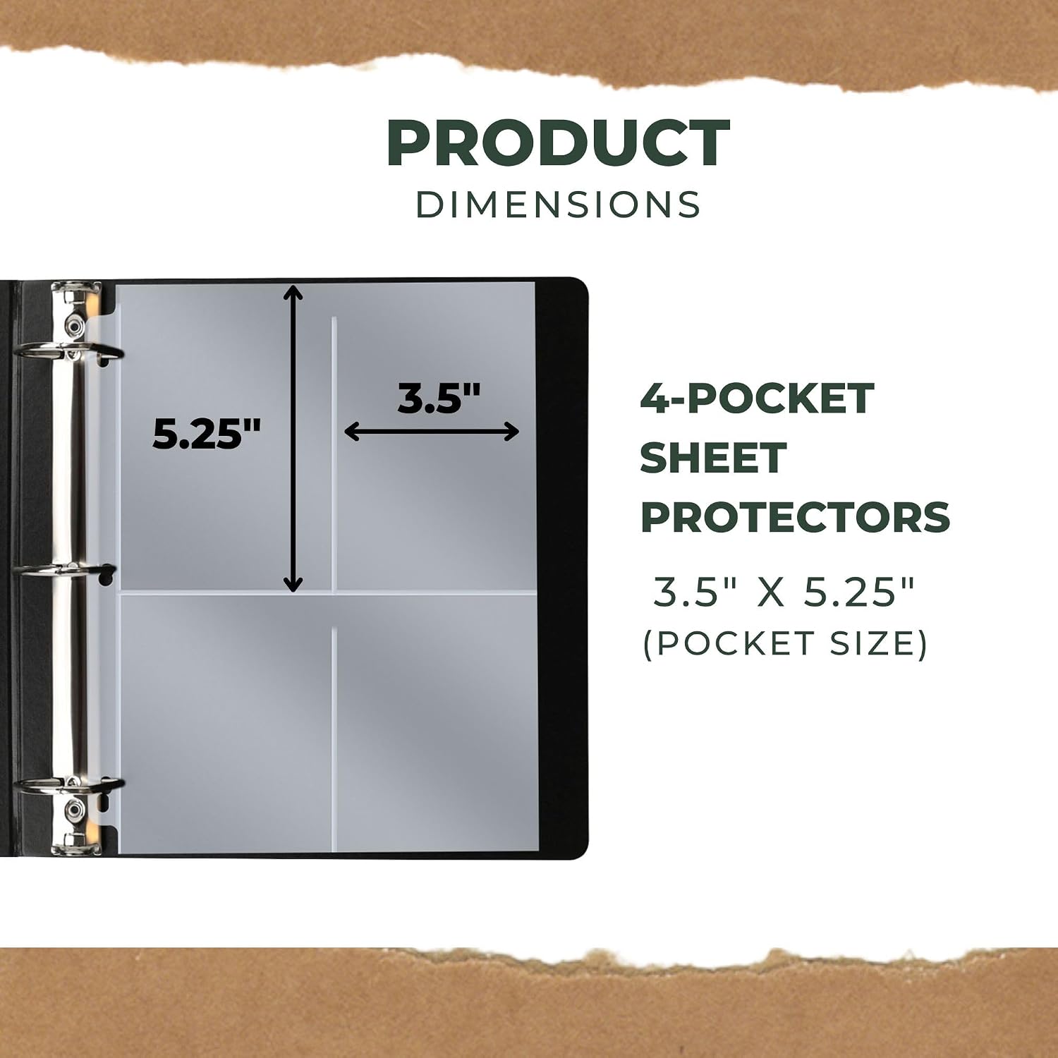 Performore Heavy-Duty Seed Storage Kit for Organizing Seed Packets, with 200 Pockets, 3.5 x 5.25'' Pocket Size, 50