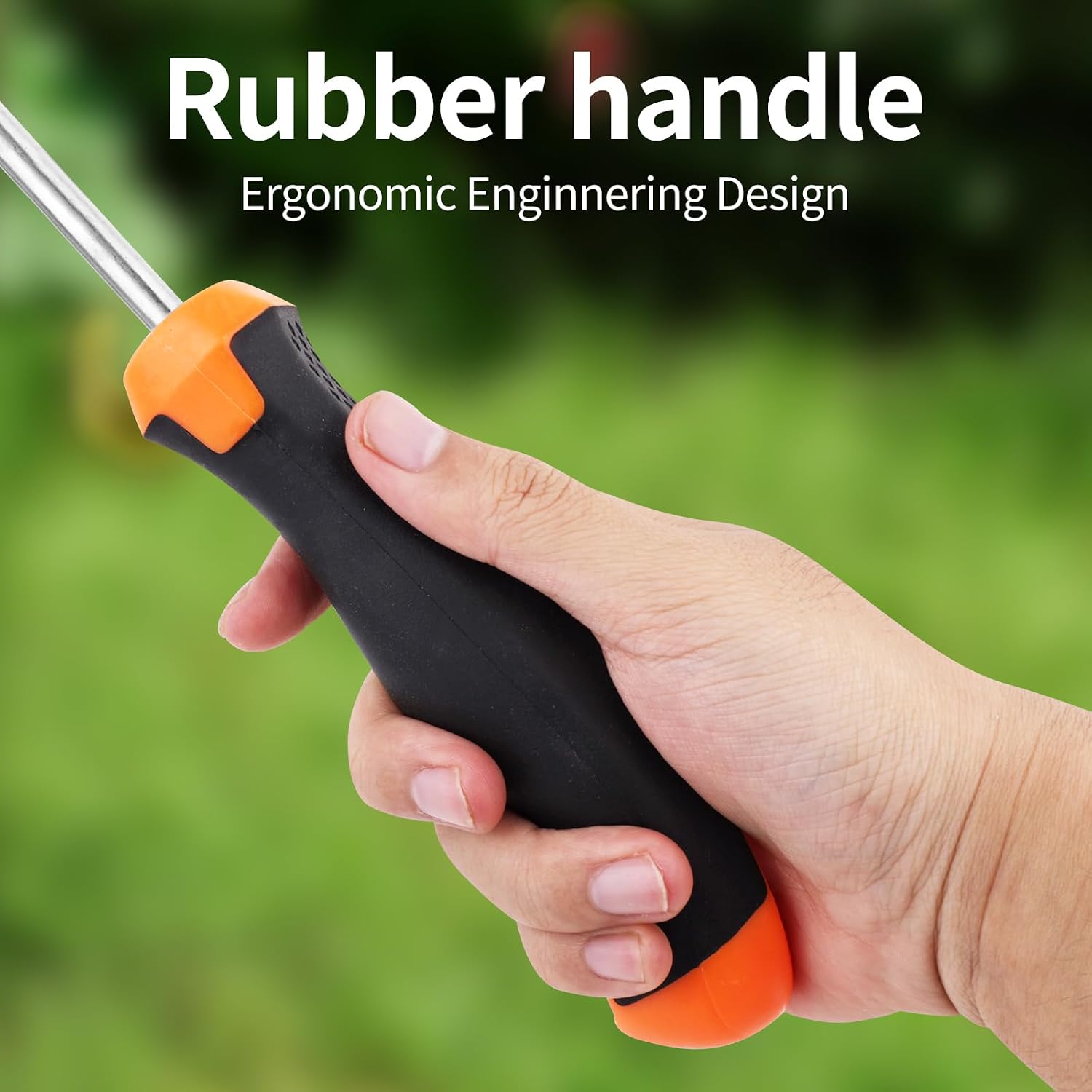 2026 Hand Weeder Tool, Rubber Handle Manual Weeder Puller Tool, Uprooting Weeding Tools, Crack Weeder Crevice, 4 Teeth