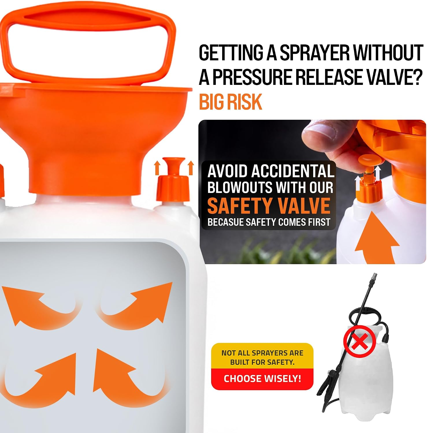 PetraTools LOCKSCAPE Mulch Glue Sprayer 1 Gal - Pro Kit (HD101) | Pump sprayer for mulch glue, rock glue, landscape