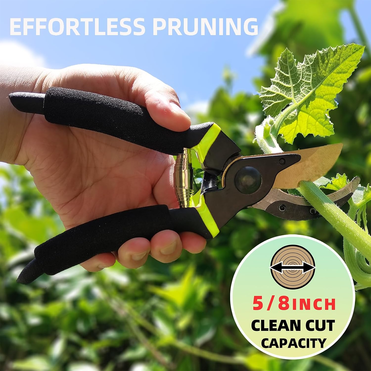 YRTSH Loppers Hedge Clippers & Pruners Combo Set 3-Piece Hedge Shears | Sharp Tree Trimmer Branch Cutter for Yard, Lawn