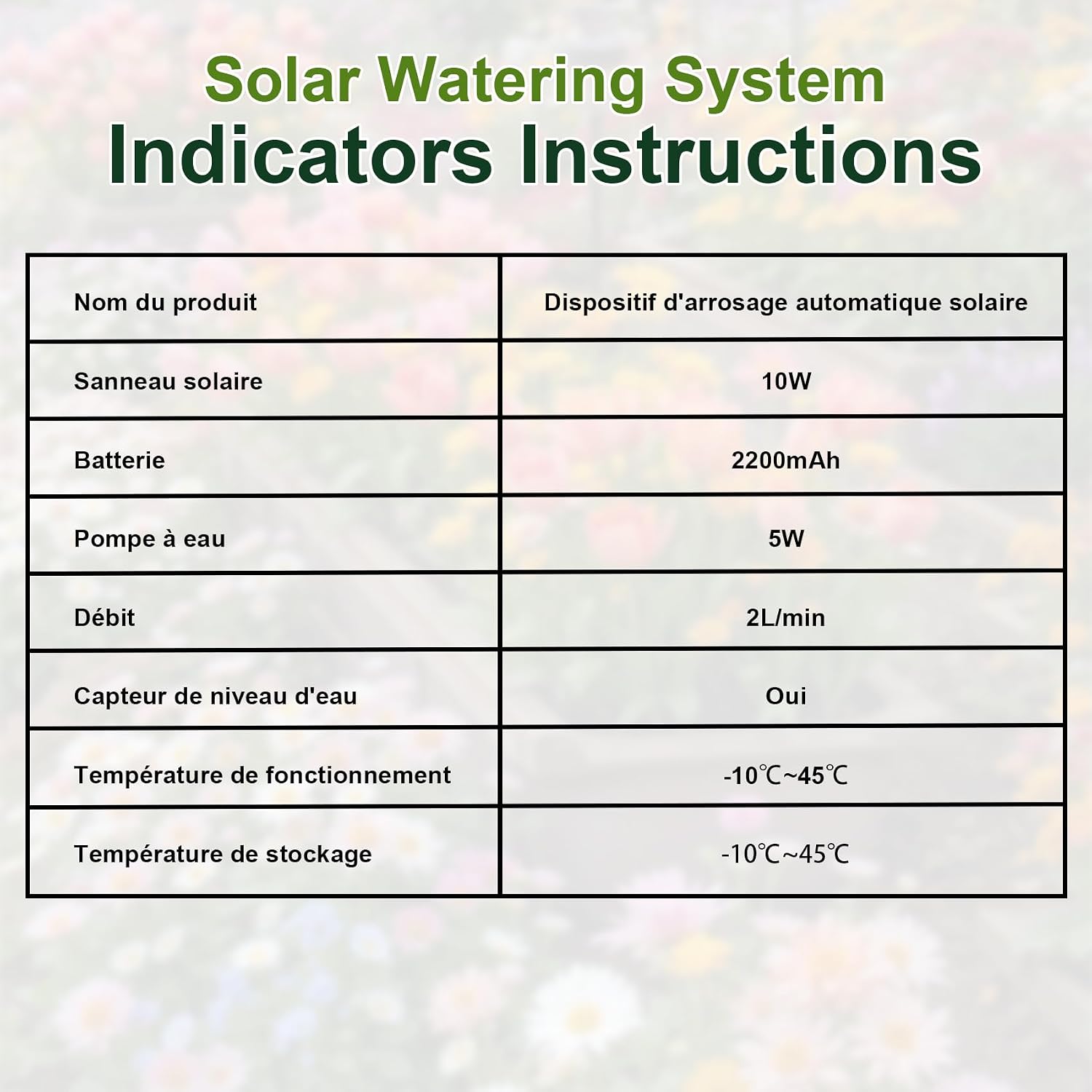Solar Drip Irrigation System, 10W Auto Watering Kit for 50 Plants | 164FT Hose,Smart Alarm for Pump Issues,Indoor