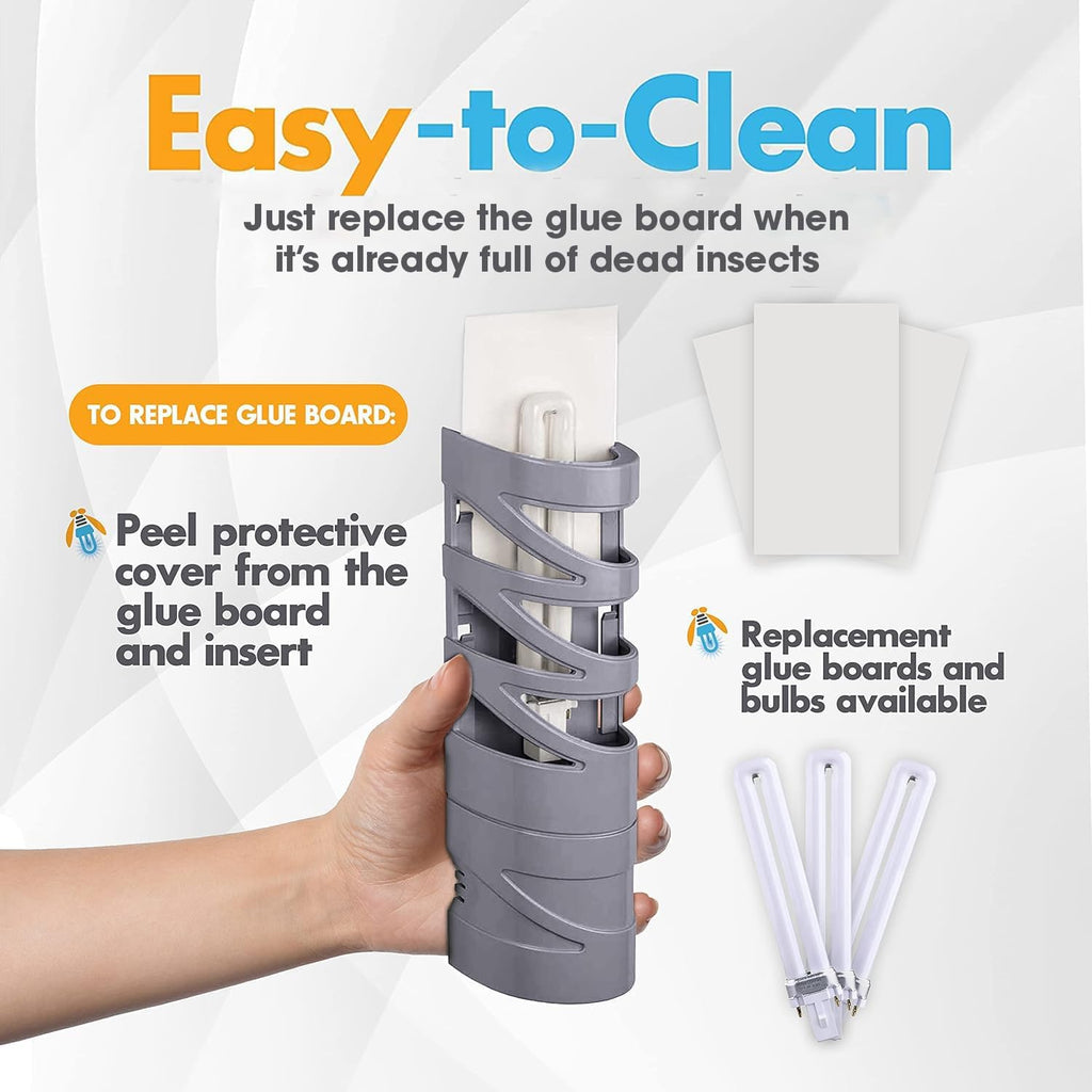 Gardner - Fly Trap Indoor for Home, Fruit Fly Trap for Indoors, Plug in Bug Catcher, Gnat Traps for House Indoor, Fruit