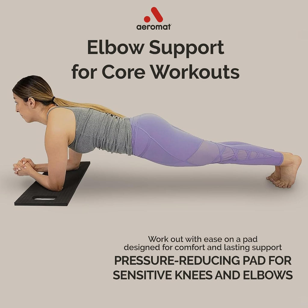 Ecowise Yoga Knee Pad Cushion – 5/8 inch Extra Thick Foam Pad for Yoga, Pilates and Exercise, Comfortable Kneeling Pad