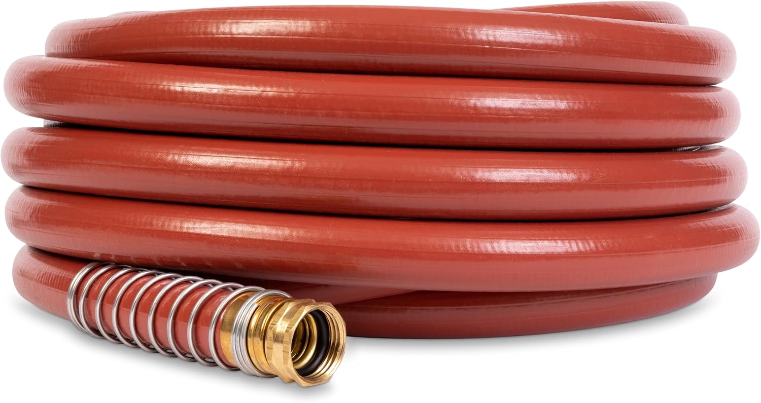 Gilmour Pro Commercial 3/4" x 50' Heavy Duty Water Hose, Durable and Kink Resistant 50 ft Garden Hose | 400 PSI burst