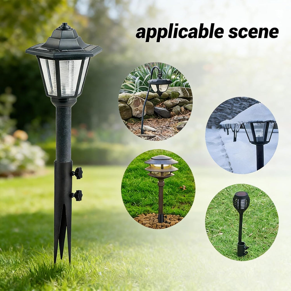 4-Pack Flag Pole Ground Stake,Flagpole Brackets, Compatible with Diameters Ranging from ½“ to 1 ¼”,Suitable for