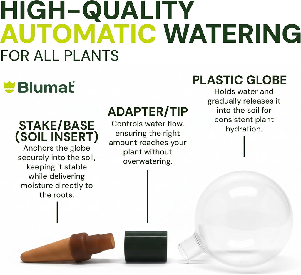 Blumat Clear Globe 3-Pack