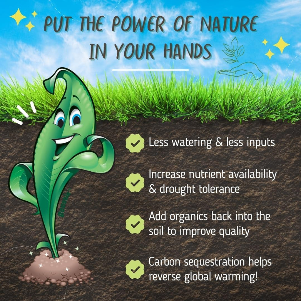 Nature's Wonder Plant & Turf Booster, 30 oz | Organic Soil Conditioner & Root Booster for Plants - Concentrated Liquid