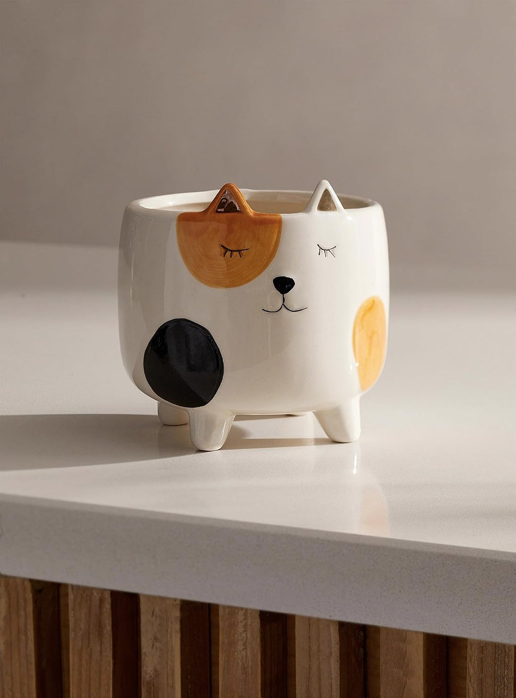 Cat Planter Pot | Indoor Planter for Plants | Cat Lover and Gardening Gift | Animal Succulent Planter | Gifts for Women