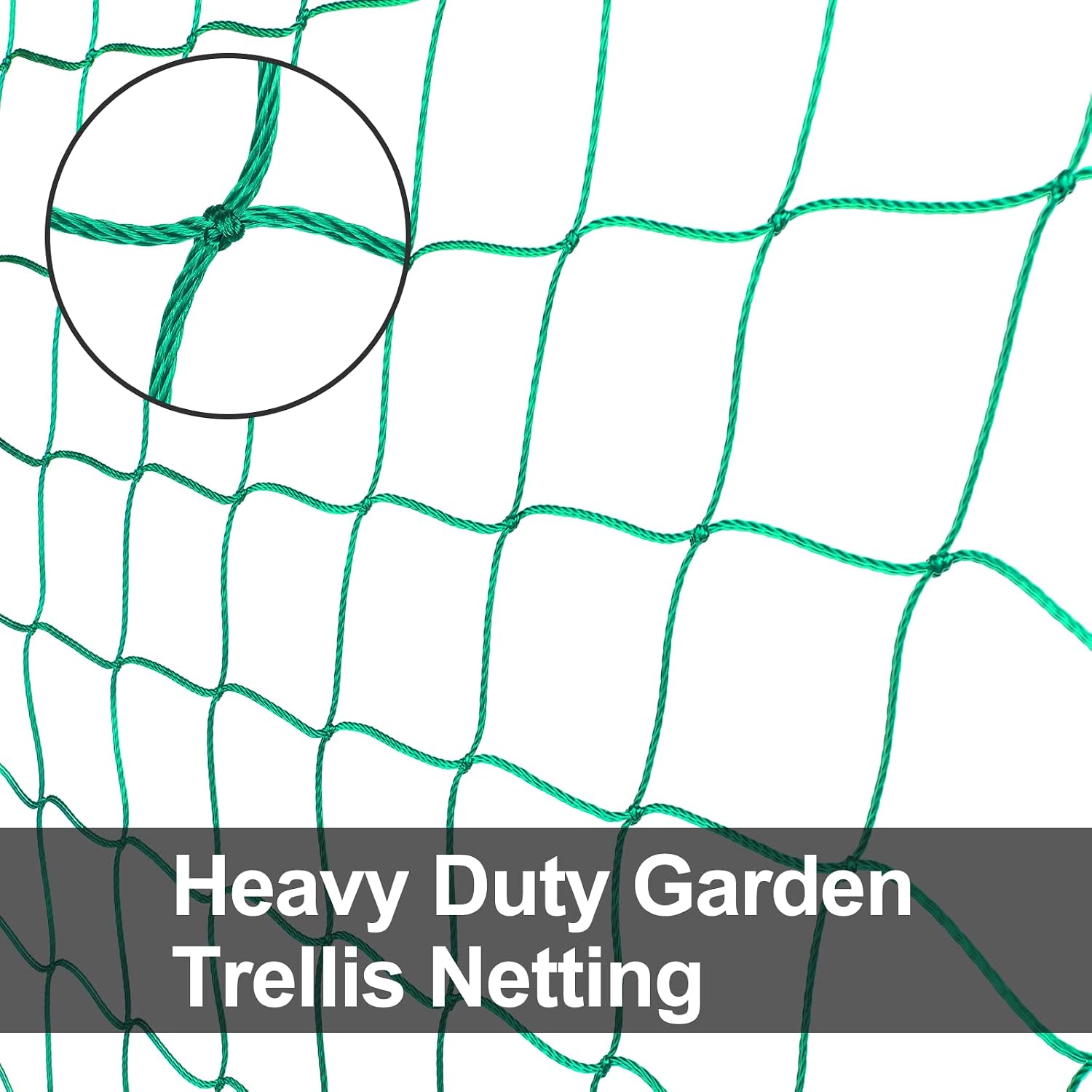 Trellis Netting, Heavy-Duty Garden Grow Netting for Climbing Plants, Outdoor Indoor Net for Cucumber, Tomatoes, Beans