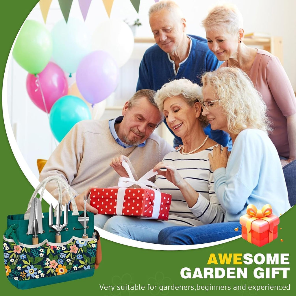 22Pcs Gardening Tools Set for Women Heavy Duty Garden Hand Tools Kit Birthday Gifts for Mom Wife Grandma Beginner