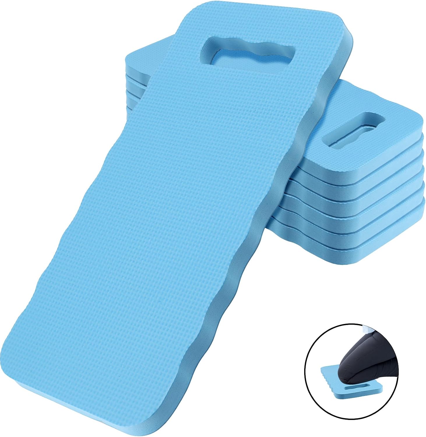 6 Pack Garden Kneeling Pads, 20mm Thick Foam Knee Pad, Kneeler Mat for Long Gardening Hours, Yoga, Prayer and Exercise