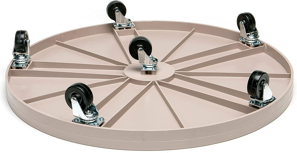 DeVaultEnterprises Devault 23.5 Inch Plant Dolly, Heavy Duty Rolling Plant Caddy with Wheels for Large Pots and