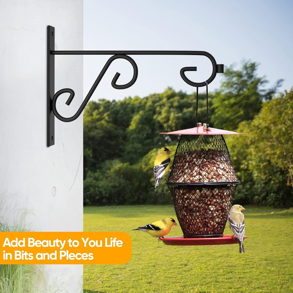 8Pack Plant Hanger Bulk 6In Metal Wall Hook,Anti-Rust Indoor Outdoor Wall Hangers for Bird Feeders, Planters, Lanterns