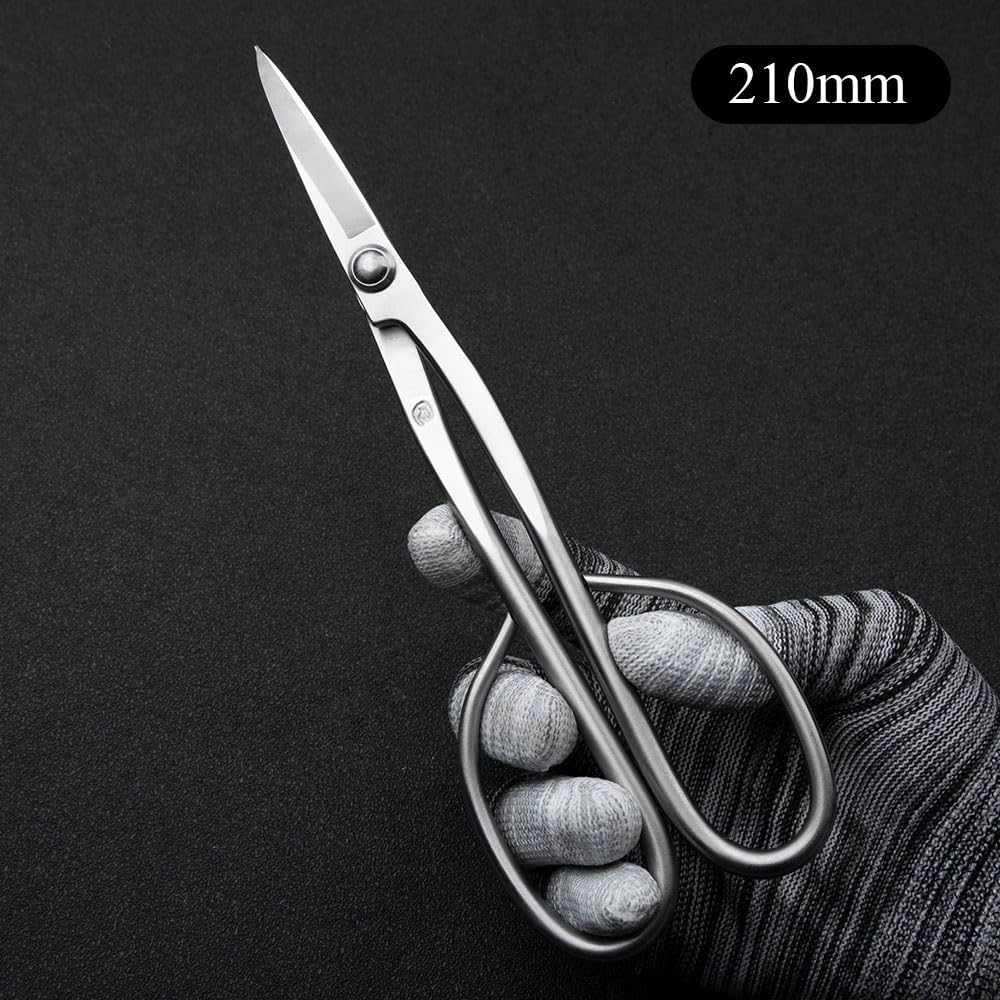 Bonsai Tools 5-Piece Alloy Steel Bonsai tool Kit In Cluding 210mm Long Handle Scissors / 205mm Branch Cutter / 205mm